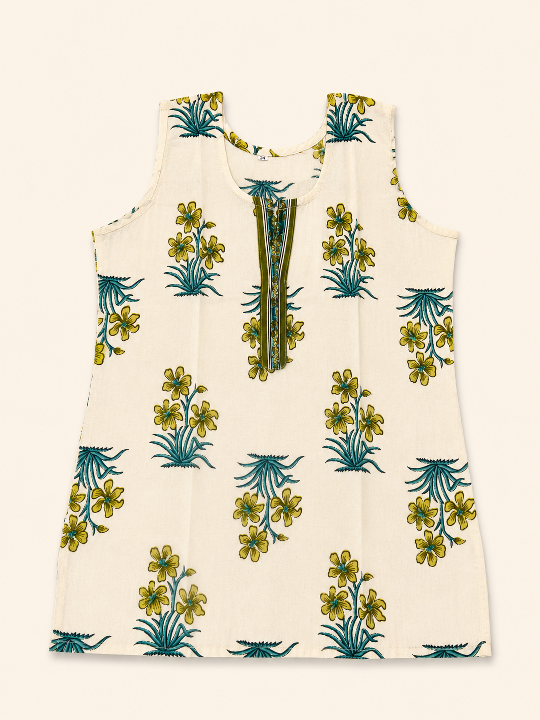 Women’s Casual Floral Printed Cotton Top